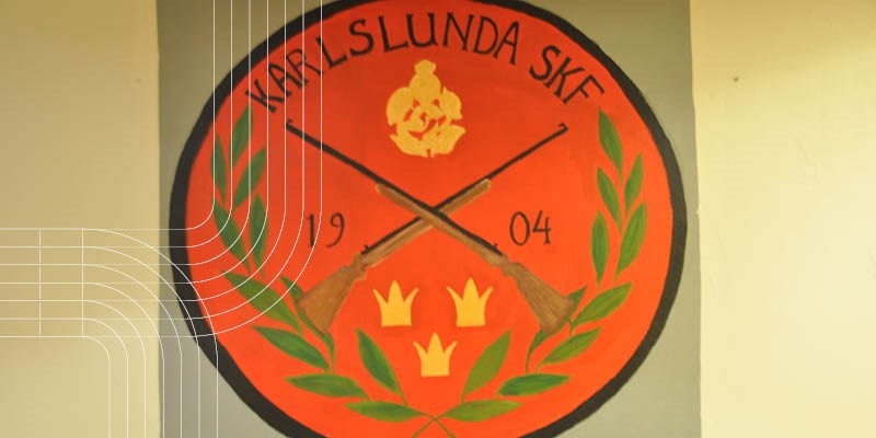 Karlslunda SKF:s klubbmärke. 