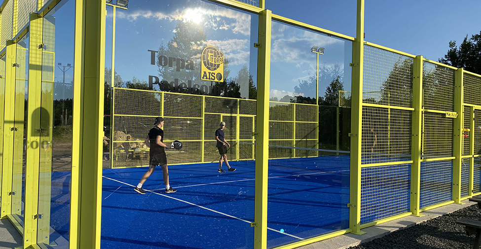 Bild på en padelbana
